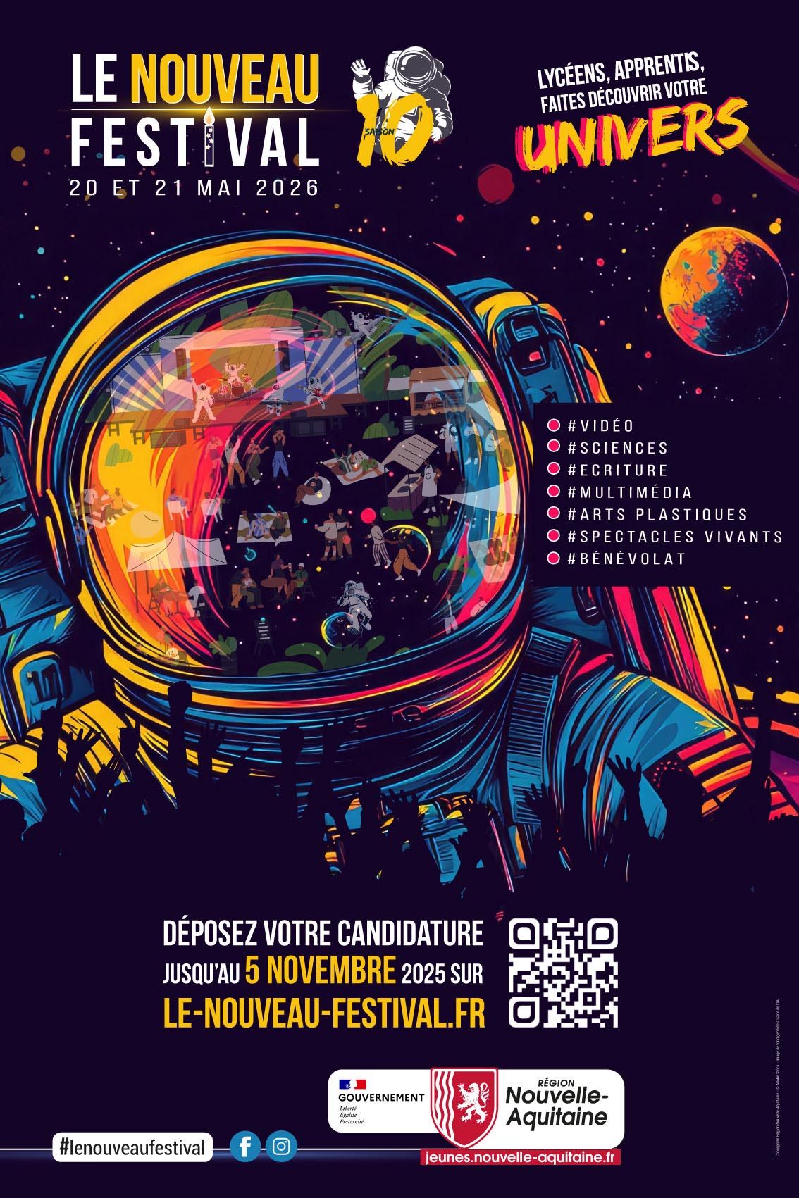 Affiche Nouveau Festival 2026 - 10e édition